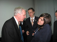 Elder Christofferson and Tanţa Iacomi from our Galaţi Branch