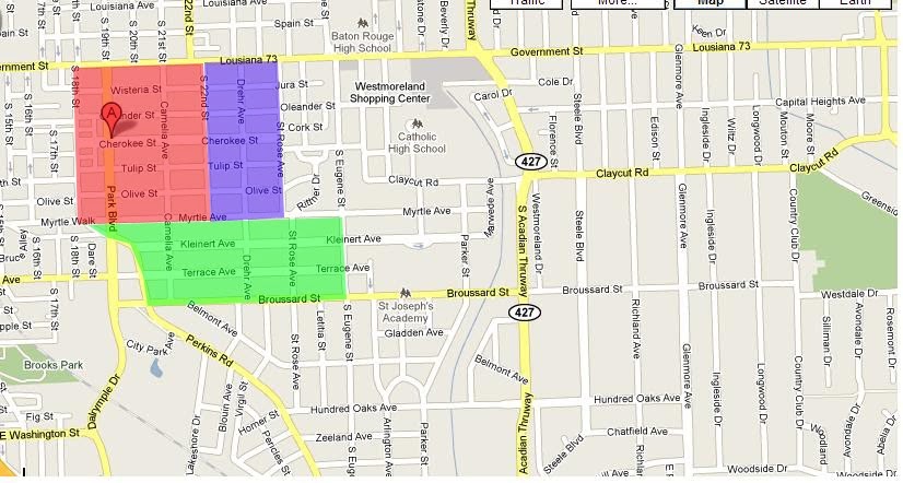 Baton Rouge Neighborhoods Map American Dirt: There Goes The Neighborhood, Part I: Separating The  Typologies.