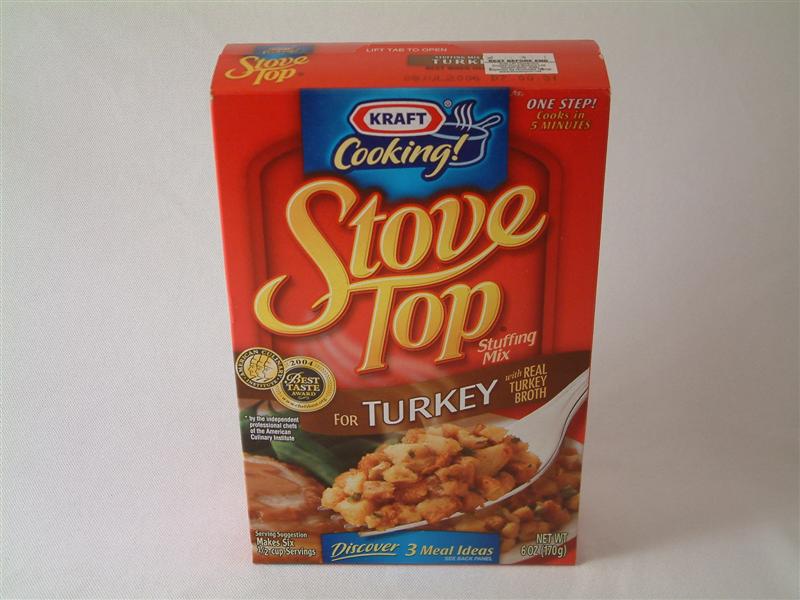 Stove top stuffing. I usually make everything home made, but I need STS