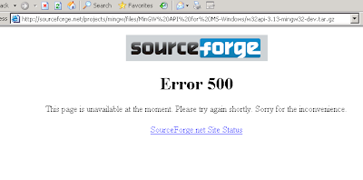 Sourceforge's 500 error page