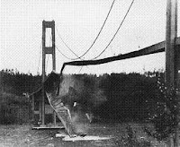 la ponto Tacoma Narrows kaj detruinta resonanco