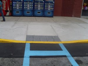 Handicapped slope