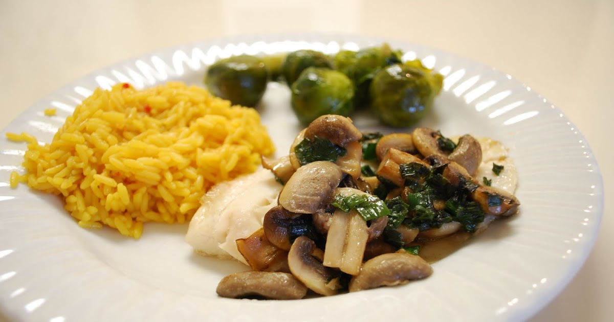 Cooking with Cristine Guest Blogger Baked Fish with Mushrooms