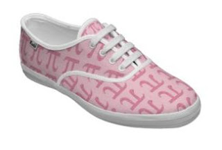 Pi Day Shoes for a Girl Geek