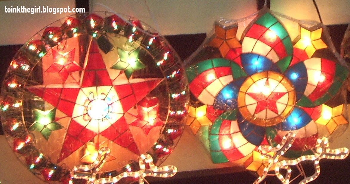 toink girl's views: Philippine Christmas lanterns galore