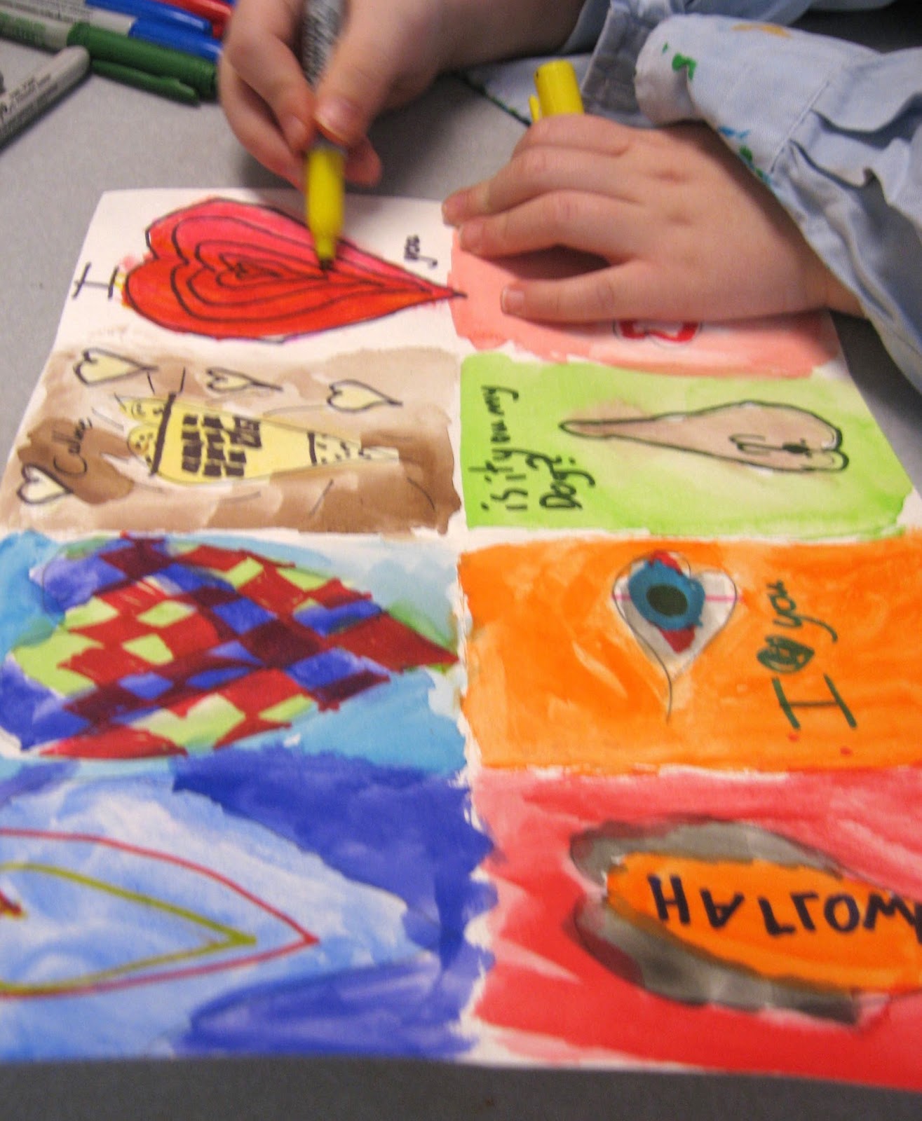 Art is Basic-- Art Teacher Blog: Valentine's Projects