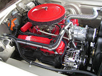The engine compartment