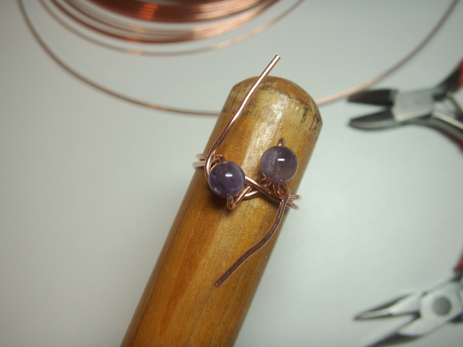 Karen Makes Stuff Copper Ring Tutorial