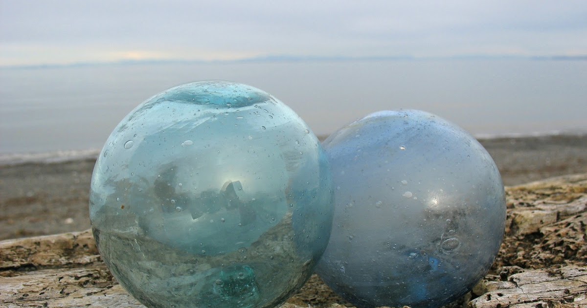 The Sea Glass Blog: Sea Glass Ball Fishing Net Floats