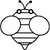 Abelha para Colorir - desenhos para pintar e imprimir