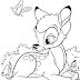 Desenho Bamby Disney para Colorir - Imagens para pintar e imprimir