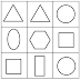 Figuras Geometricas para Colorir - triangulo circulo hexagono quadrado rectangulo