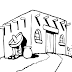 Casa mexicana para colorir - desenhos para imprimir - sombrero e cacto