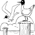 Gaivotas para Colorir - Desenhos de Aves para Imprimir
