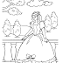 Princesa para Colorir - Desenhos de Princesas