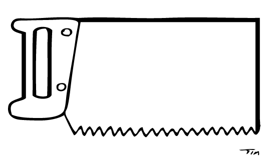 serrote para colorir images de ferramentas para pintar desenhos