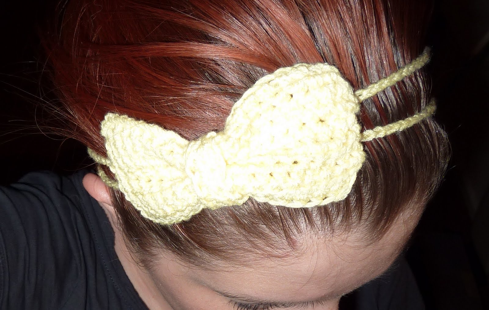 Sophie Jenner: Crochet hair band...