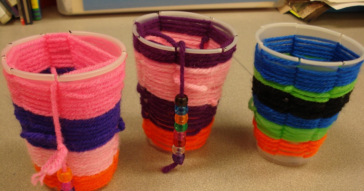 Amy's Artsy Adventures Weaving Cup