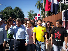 Con Miguel Vargas