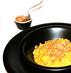 Risotto con Zucca, Porri, Gorgo e Amaretti