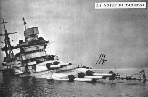 Sunken Italian Battleship