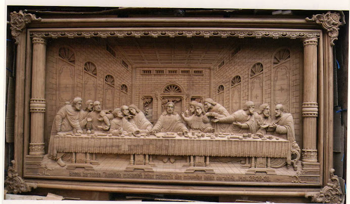 THE LAST SUPPER RELIEF SCULPTURE