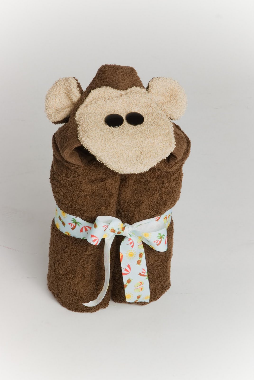 Animal hooded towels for children MONKEY HOODED TOWEL, 35 + 10 shipping