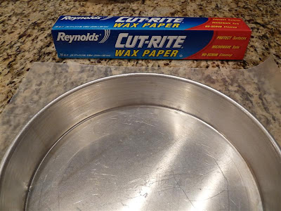 how to line a cake pan with parchment