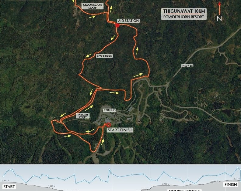 Powderhorn Mountain Resort Course Map