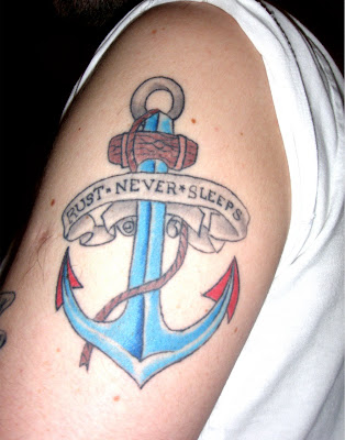 I'm a little bit obsessed with old nautical tattoos at the moment
