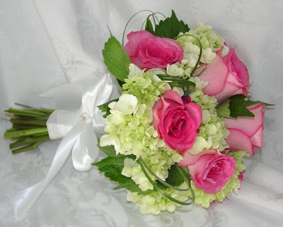 hydrangea wedding bouquet. as the ridal bouquets of