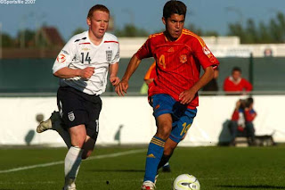 El mediapunta gallego en la final de la Eurocopa Sub-17 de Bélgica