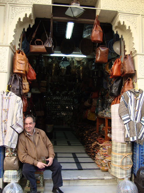 Gaurding his Shop in Tanger