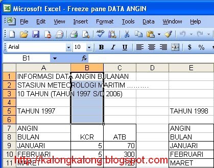 Artikel Teknologi Membuat Freeze Pane Judul Yang Tidak Bergerak Jika Scroll Digeser Artikel Teknologi Membuat Freeze Pane Judul Yang Tidak Bergerak Jika Scroll Digeser