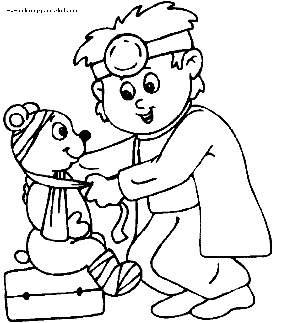 Coloring Pages Medicine