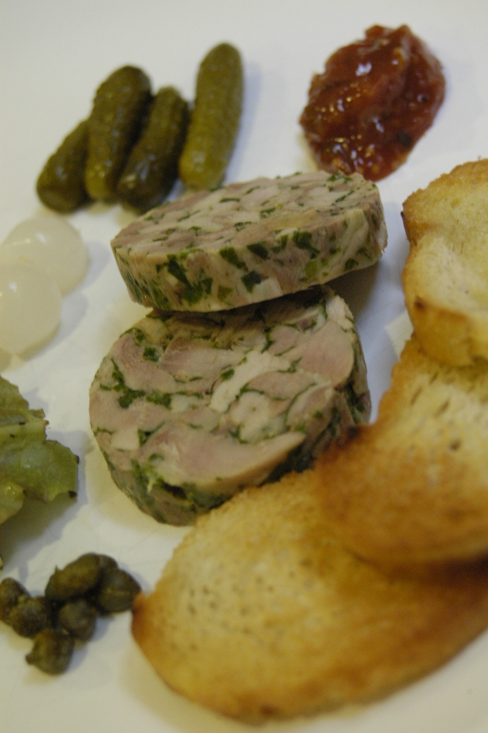 I Live to Eat and Eat to Live Ham Hock Terrine