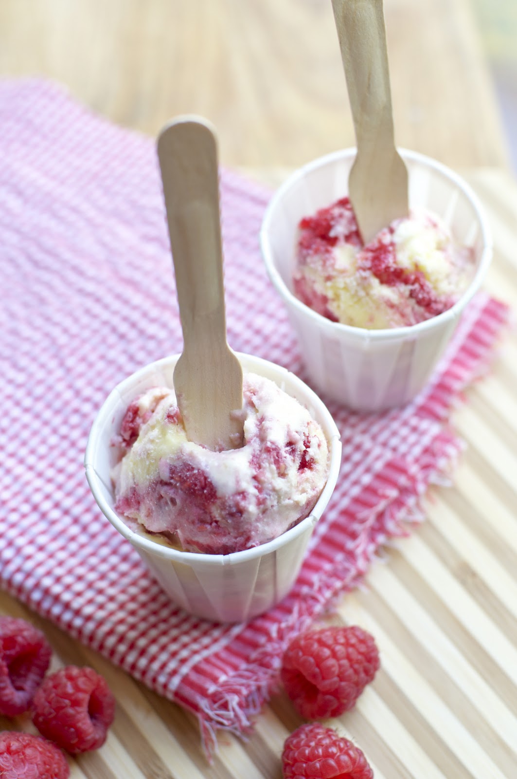 the urban baker Raspberry Swirl Ice Cream