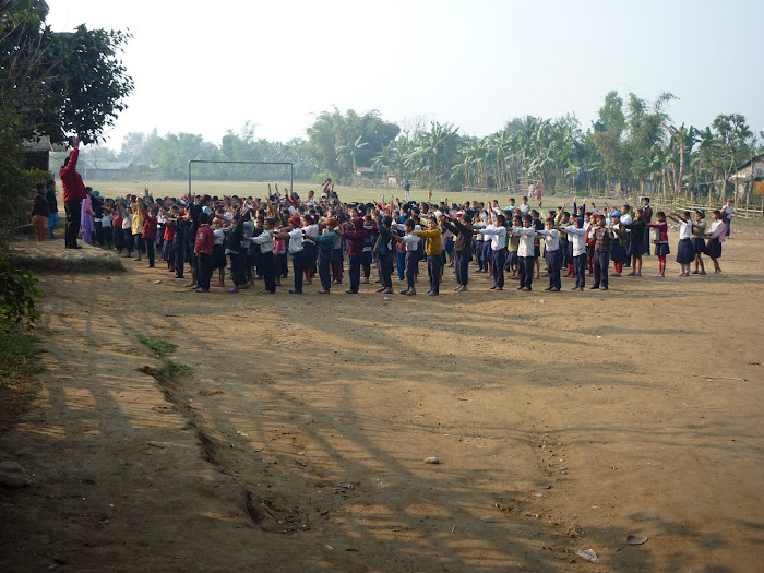 students in assembly