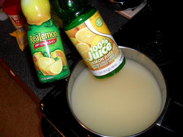 lemon juice cleans carbs?