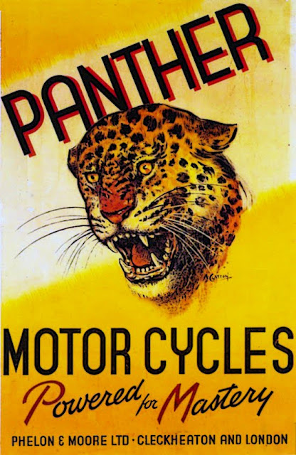 grr! | panther motorcycles poster