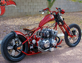 old school cb750 chopper by