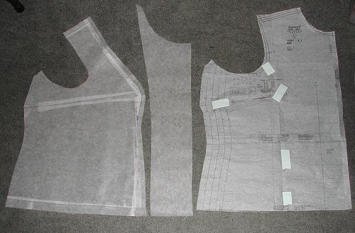 decided on a shoulder princess seam for the front instead of an ... decided on a shoulder princess seam for the front instead of an ...
