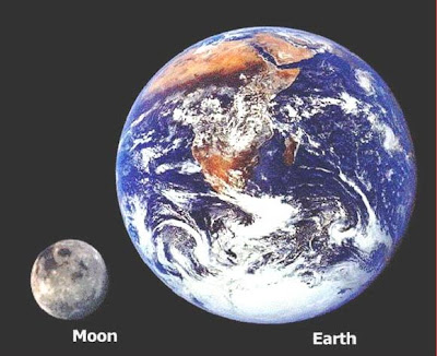 La Luna tendría tanta agua como la Tierra 01+Tierra+Luna
