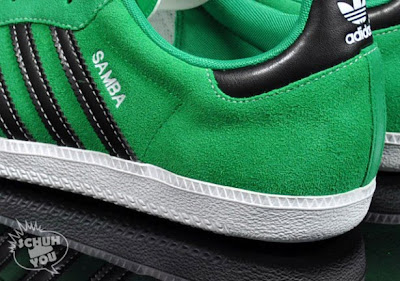 adidas samba suede green