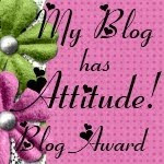 My Blog has Attitude Award