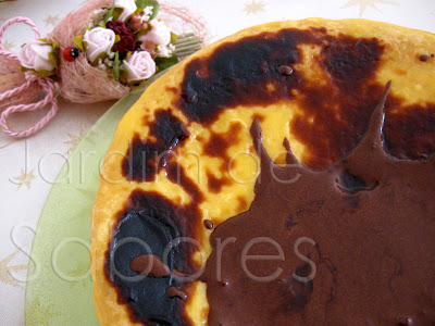 Bolo Mazagão com Creme Tostado e Trufas Fundidas (Bolo de Aniversário)