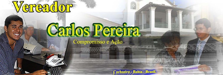 Vereador Carlos Pereira