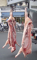 Some long pieces of pork. Copyright 2005 by David Monniaux - released under Creative Commons Attribution ShareAlike 3.0 License, via Wikimedia Commons. Some long pieces of pork. Copyright 2005 by David Monniaux - released under Creative Commons Attribution ShareAlike 3.0 License, via Wikimedia Commons.