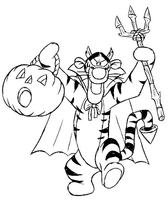 Free Printable Disney Halloween Coloring Pages