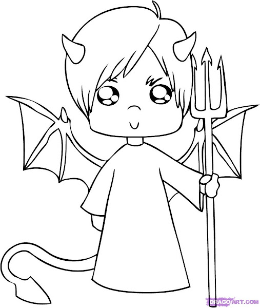 How to Draw a Cartoon Devil